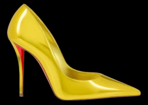 Christian Louboutin Miss Z 100mm Pump Delight Laminated Calf Leather
