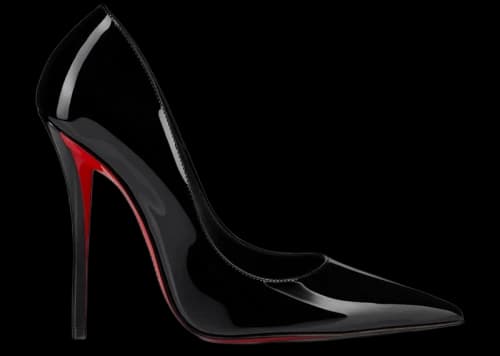 Christian Louboutin Miss Z 120mm Pump Black Patent Calf Leather
