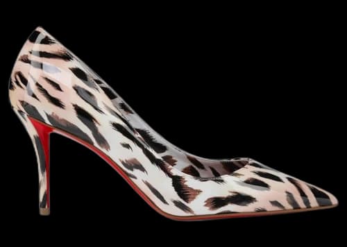 Christian Louboutin Miss Z 80mm Pump Gigi Printed Patent Calf Leather