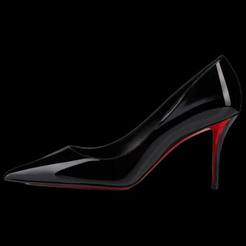 Christian Louboutin Miss Z 80mm Pump Black Patent Calf Leather