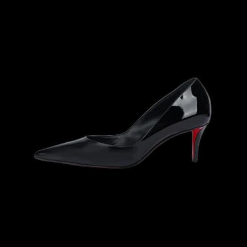 Christian Louboutin Miss Z 60mm Pump Black Patent Calf Leather