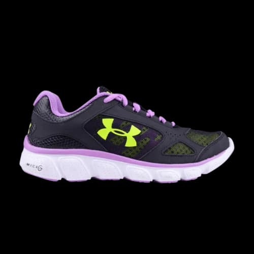 Under Armour Micro G Assert 5 GS 'Black Exoctic Bloom'