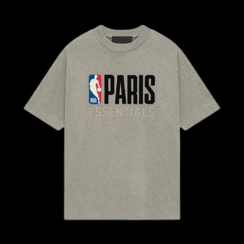 Fear of God Essentials NBA Paris Tee Warm Heather