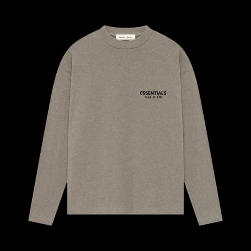Fear of God Essentials Classic Long Sleeve Tee 'Homestead Heather'