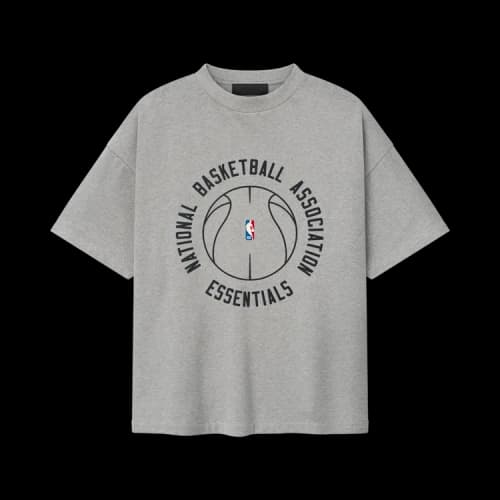 Fear of God Essentials NBA x Barkley Hendricks 90S Tee Concrete Heather