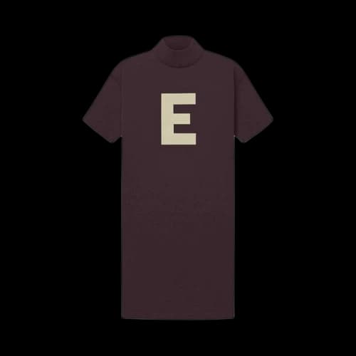 Fear of God Essentials 3/4 T-Shirt Dress 'Plum'