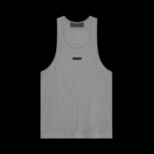 Fear of God Essentials Womens Tri-Blend Tank Top Dark Heather