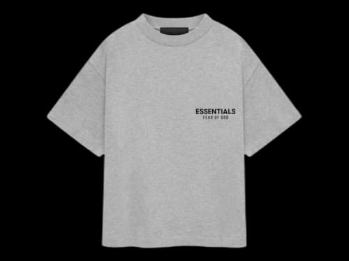 Fear of God Essentials Women's Tri-Blend Crewneck Tee Light Heather Gray