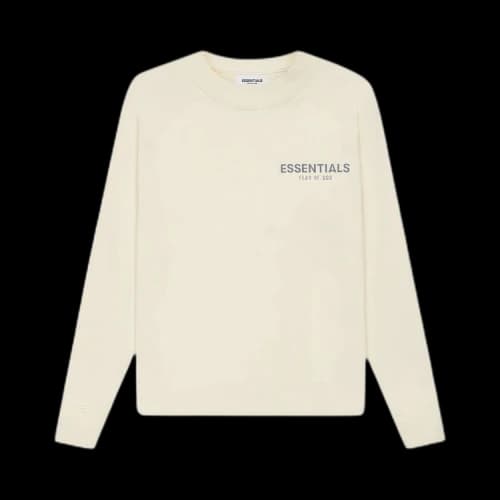 Fear of God Essentials Kids Long-Sleeve Tee 'Buttercream'