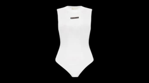 Fear of God Essentials Women's Bodysuit Cloud White