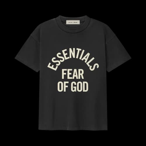 Fear of God Essentials Campus Classic Short Sleeve Tee 'Faded Black'