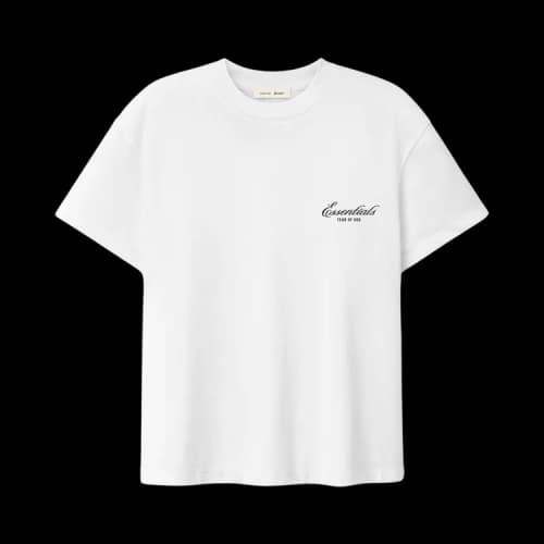 Fear of God Essentials Signature Classic Tee (SS26) Bright White