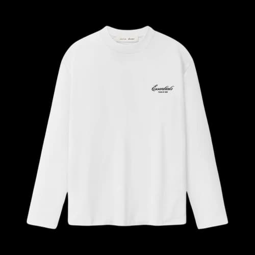 Fear of God Essentials Classic Long-Sleeve Tee 'Bright White'
