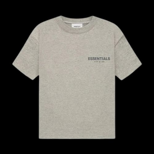 Fear of God Essentials Kids Short-Sleeve Tee 'Dark Heather Oatmeal'