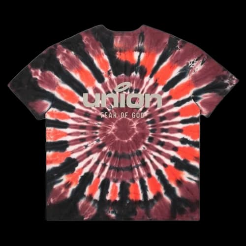 Fear of God Essentials x Union Vintage T-Shirt 'Multicolor Tie-Dye'