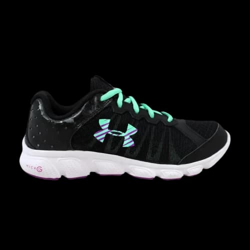 Under Armour Micro G Assert 6 GS 'Black Purple Blue'