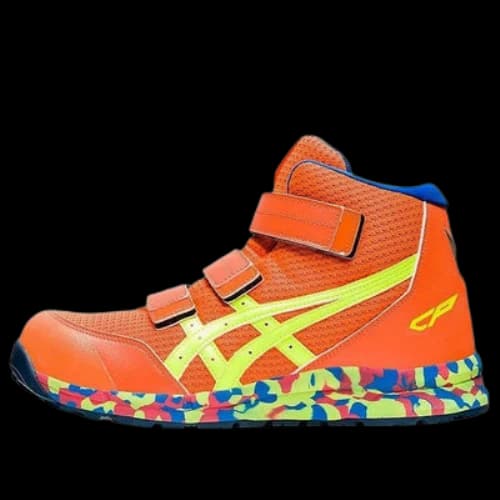 ASICS Winjob CP203 Sneakers (3E Wide ) Orange/Yellow