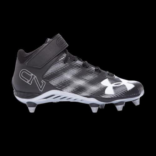 Under Armour C1N Mid Wide 'Black Metallic Silver'