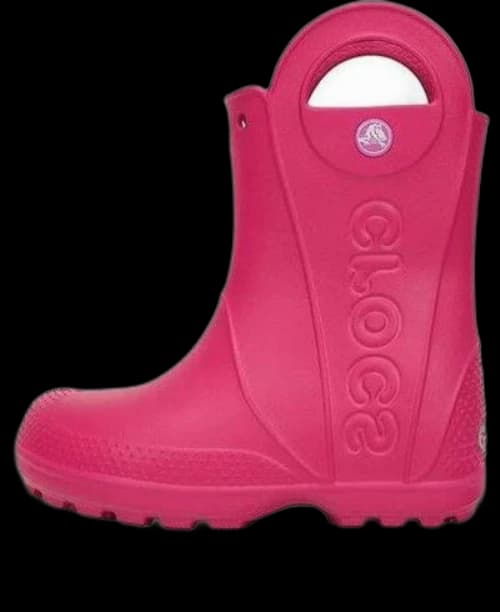 (GS) Crocs Candy Pink Handle It Rain Boots 'Pink'