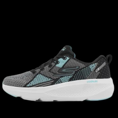 Skechers GO RUN Elevate Running Shoes 'Grey Black Blue' (Women's)
