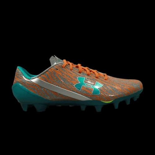 Under Armour Spotlight 'Tiger Stripes - Orange Teal'
