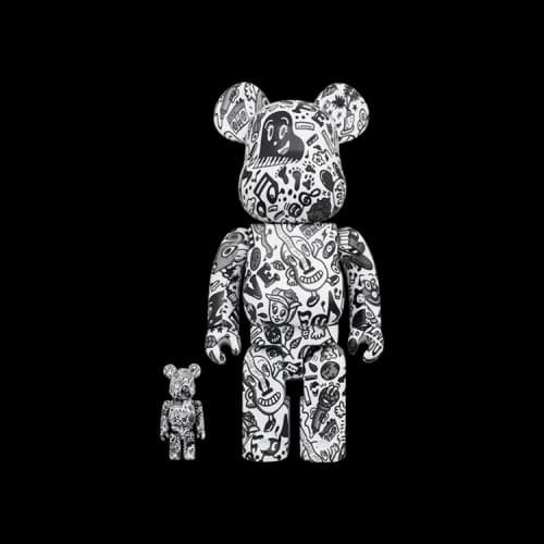 Bearbrick BE@RBRICK x Chocomoo 100% & 400% Set 'White/Black'