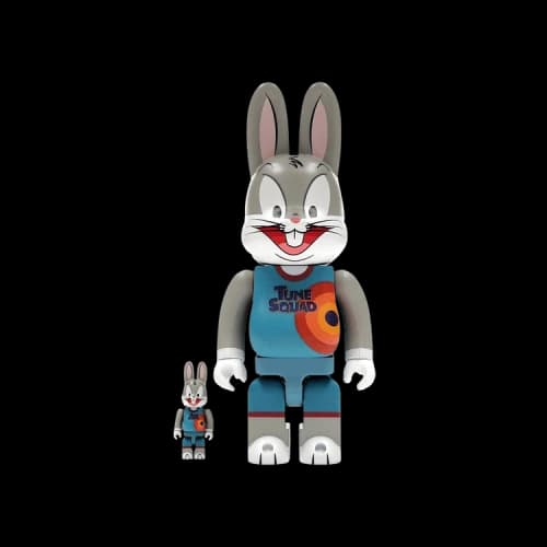 Bearbrick BE@RBRICK x Space Jam: A New Legacy Rabbrick 100% & 400% Set 'Bugs Bunny'