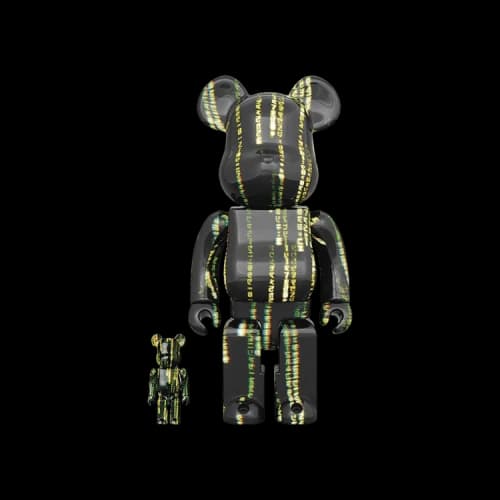 Bearbrick BE@RBRICK x The Matrix Resurrections 100% & 400% Set 'Black'
