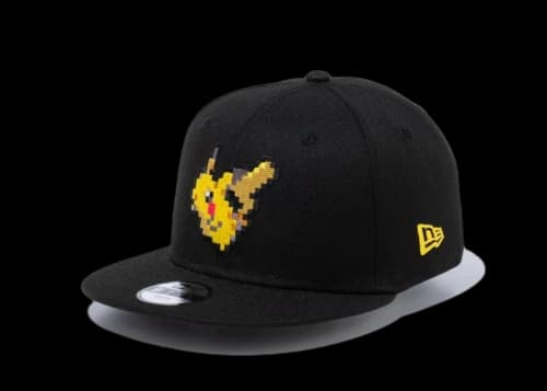 New Era x Pokemon 8Bit Pikachu Youth 9Fifty Hat Black