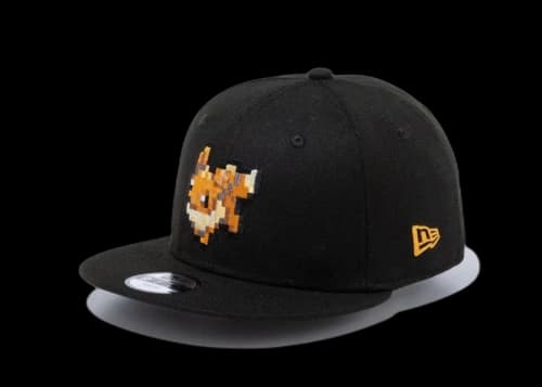 New Era x Pokemon 8Bit Eevee Youth 9Fifty Hat Black