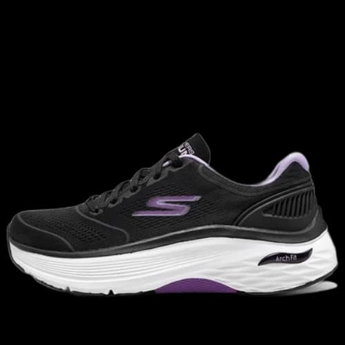 Skechers Max Cushioning Arch Fit 'Black Purple White' (Women's)