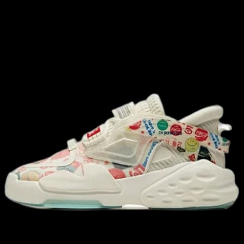 ANTA x Coca Cola Life Series Sneakers 'White Red Blue'