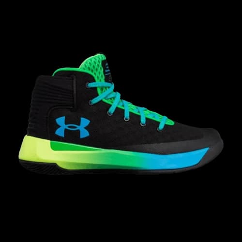 Under Armour Curry 3Zer0 GS 'Black Blue Green'
