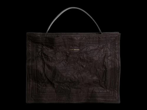H&M x Glenn Martens Oversized Tote Bag Dark Brown