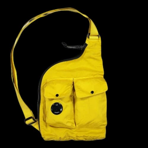 C.P. Company Nylon B Single Strap Rucksack Nugget Gold Yellow