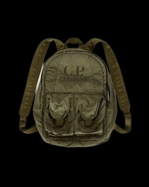 C.P. Company Taylon P Mixed Backpack Ivy Green