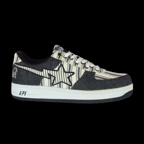 Bapesta Low 'Denim Pinstripe'