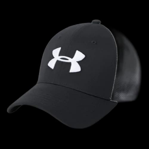 Under Armour Gents Microthread Mesh Cap 'Black White'