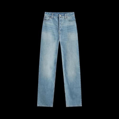 Fear of God Essentials Womens Straight Leg Denim Jean Vintage Blue