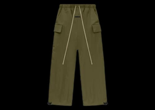 Fear of God Essentials Womens Textured Nylon Field Pant Military