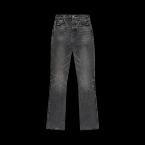 Fear of God Essentials Women's High Waisted Fitted Jeans Vintage Black