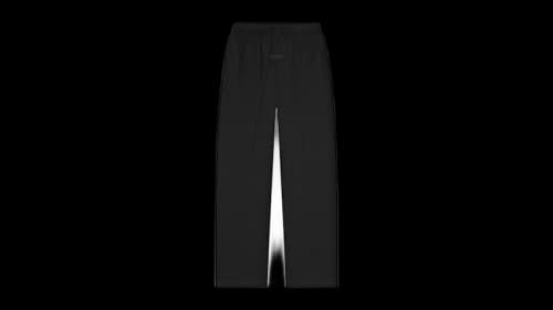 Fear of God Essentials Womens Relaxed Jersey Sweatpant Jet Black
