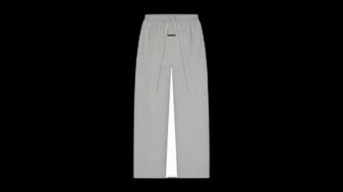 Fear of God Essentials Womens Relaxed Jersey Sweatpant Concrete Heather