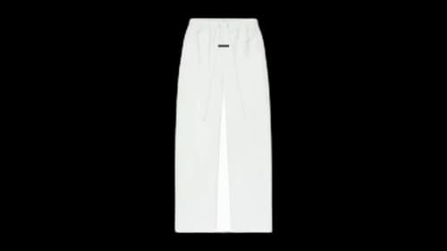 Fear of God Essentials Womens Relaxed Oxford Pant Cloud White