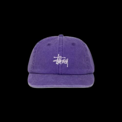 Stussy Washed Stock Low Pro Cap 'Grape'