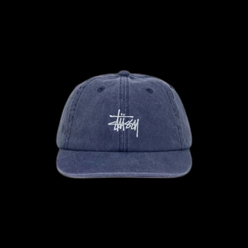 Stussy Washed Stock Low Pro Cap 'Navy'
