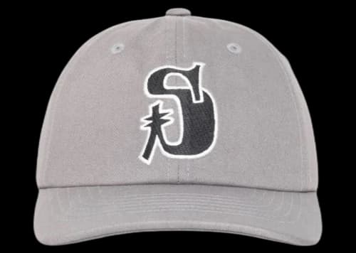 Stussy Low Profile Vintage S Snapback Grey