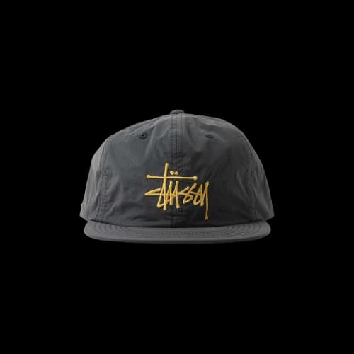 Stussy Peached Nylon Basic Strapback 'Steel Blue'