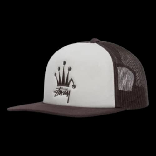 Stussy Crown Stock Trucker Cap 'Brown'