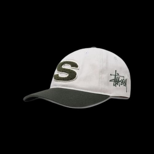 Stussy Chenille S Low Pro Cap 'Bone'